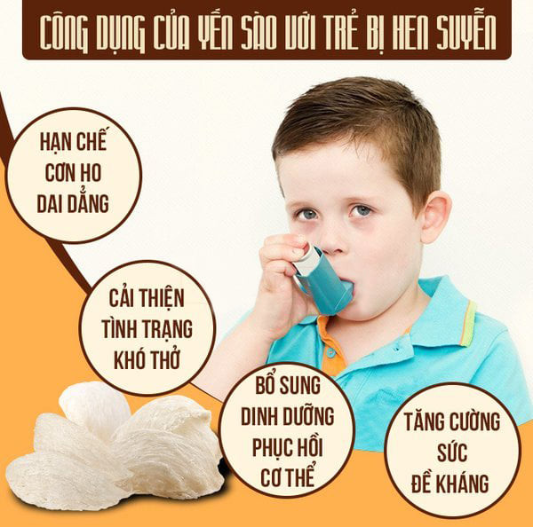 Tác dụng của Yến sào với trẻ em